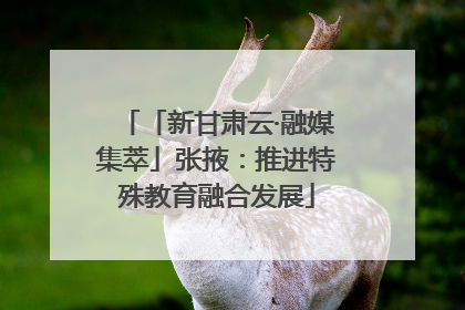 「新甘肃云·融媒集萃」张掖：推进特殊教育融合发展