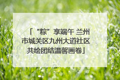 “粽”享端午 兰州市城关区九州大道社区共绘团结温馨画卷