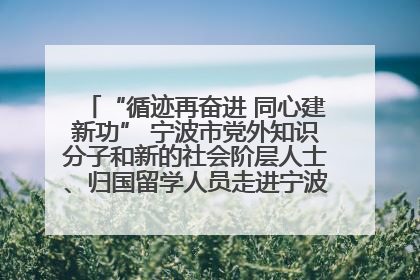 “循迹再奋进 同心建新功” 宁波市党外知识分子和新的社会阶层人士、归国留学人员走进宁波舟山港穿山港区