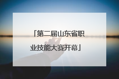 第二届山东省职业技能大赛开幕