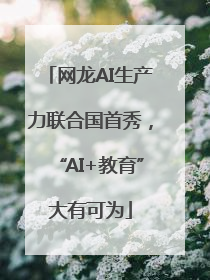 网龙AI生产力联合国首秀，“AI+教育”大有可为