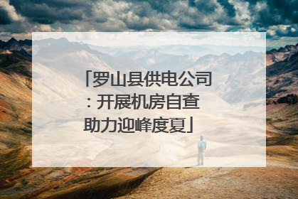 罗山县供电公司：开展机房自查 助力迎峰度夏