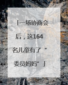 一场协商会后，这164名儿童有了“委员妈妈”