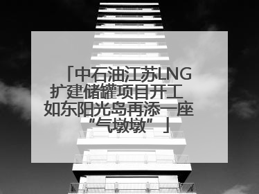 中石油江苏LNG扩建储罐项目开工 如东阳光岛再添一座“气墩墩”