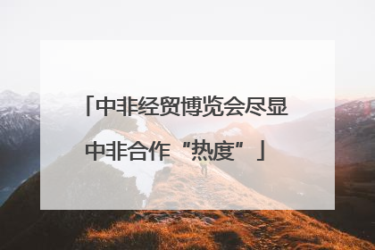 中非经贸博览会尽显中非合作“热度”