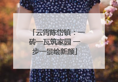 云霄陈岱镇：一砖一瓦筑家园 一步一景绘新颜