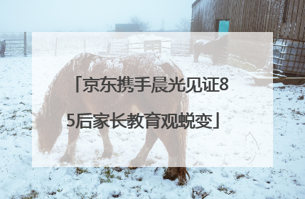 京东携手晨光见证85后家长教育观蜕变