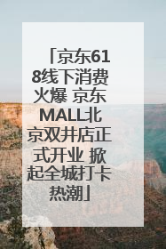 京东618线下消费火爆 京东MALL北京双井店正式开业 掀起全城打卡热潮