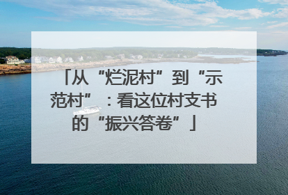 从“烂泥村”到“示范村”：看这位村支书的“振兴答卷”