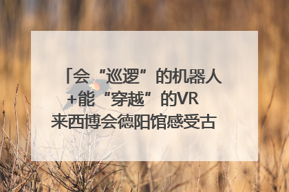 会“巡逻”的机器人+能“穿越”的VR 来西博会德阳馆感受古蜀文明与现代智造的时空对话｜西博视界