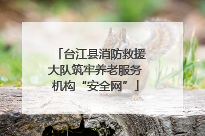 台江县消防救援大队筑牢养老服务机构“安全网”