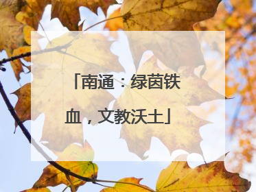 南通：绿茵铁血，文教沃土