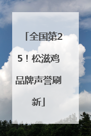全国第25！松滋鸡品牌声誉刷新