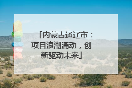 内蒙古通辽市：项目浪潮涌动，创新驱动未来