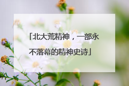 北大荒精神，一部永不落幕的精神史诗