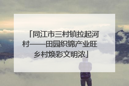 同江市三村镇拉起河村——田园织锦产业旺 乡村焕彩文明浓
