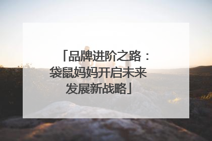 品牌进阶之路：袋鼠妈妈开启未来发展新战略