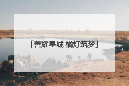 善耀星城 橘灯筑梦