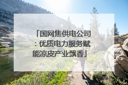 国网焦供电公司：优质电力服务赋能凉皮产业飘香