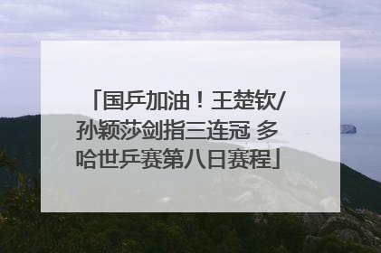 国乒加油！王楚钦/孙颖莎剑指三连冠 多哈世乒赛第八日赛程