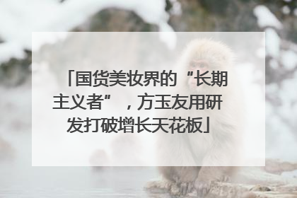 国货美妆界的“长期主义者”，方玉友用研发打破增长天花板