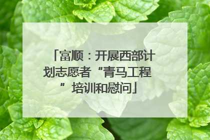 富顺：开展西部计划志愿者“青马工程”培训和慰问