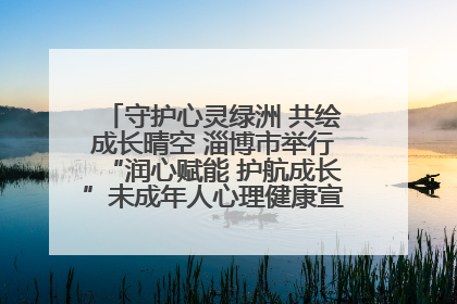 守护心灵绿洲 共绘成长晴空 淄博市举行“润心赋能 护航成长”未成年人心理健康宣传教育主题活动