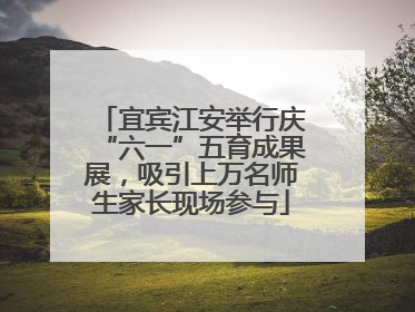 宜宾江安举行庆“六一”五育成果展，吸引上万名师生家长现场参与