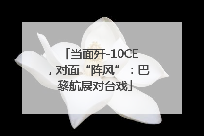 当面歼-10CE，对面“阵风”：巴黎航展对台戏