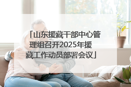 山东援藏干部中心管理组召开2025年援藏工作动员部署会议
