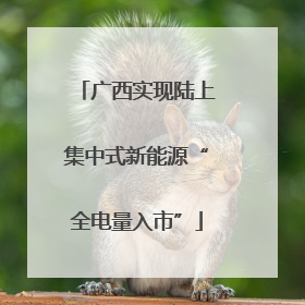 广西实现陆上集中式新能源“全电量入市”
