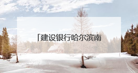建设银行哈尔滨南岗支行精准“浇灌”实体经济发展沃土