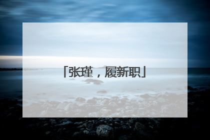 张瑾，履新职