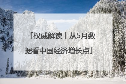 权威解读丨从5月数据看中国经济增长点