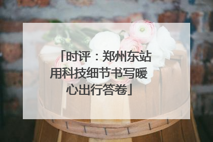 时评：郑州东站用科技细节书写暖心出行答卷