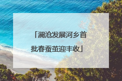 澜沧发展河乡首批春蚕茧迎丰收