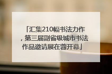 汇集210幅书法力作，第三届副省级城市书法作品邀请展在蓉开幕
