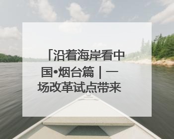 沿着海岸看中国•烟台篇｜一场改革试点带来的变化
