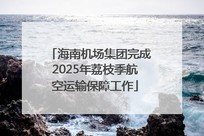 海南机场集团完成2025年荔枝季航空运输保障工作