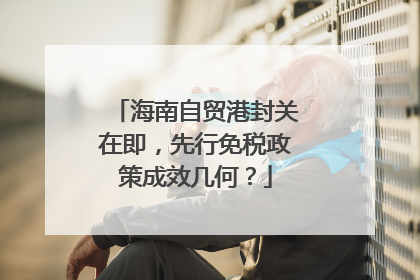 海南自贸港封关在即，先行免税政策成效几何？