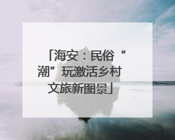 海安：民俗“潮”玩激活乡村文旅新图景