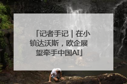 记者手记｜在小镇达沃斯，欧企展望牵手中国AI