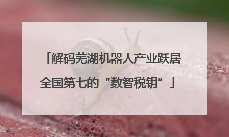 解码芜湖机器人产业跃居全国第七的“数智税钥”