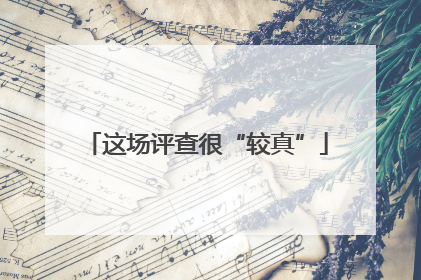 这场评查很“较真”