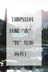 郧西县科技赋“农”“智”绘新画卷
