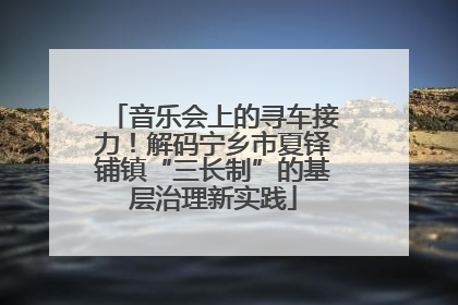音乐会上的寻车接力！解码宁乡市夏铎铺镇“三长制”的基层治理新实践