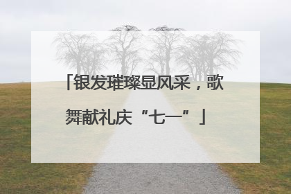 银发璀璨显风采，歌舞献礼庆“七一”
