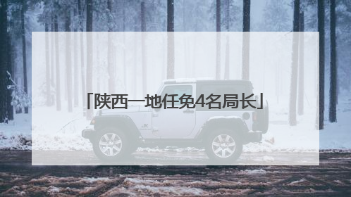 陕西一地任免4名局长