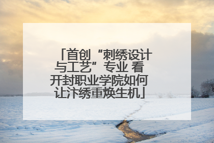 首创“刺绣设计与工艺”专业 看开封职业学院如何让汴绣重焕生机