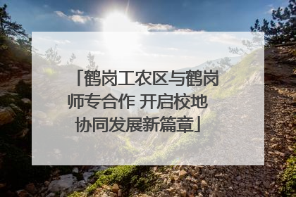 鹤岗工农区与鹤岗师专合作 开启校地协同发展新篇章